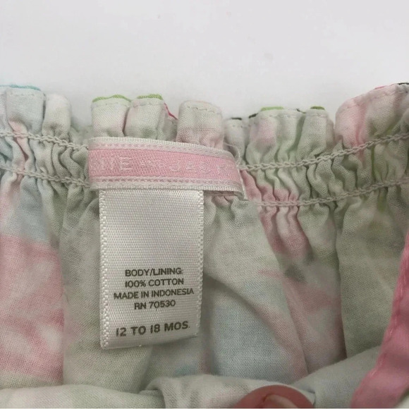 2 Piece Janie & Jack Hawaiian Dress Set 12-18M - Picture 5 of 7